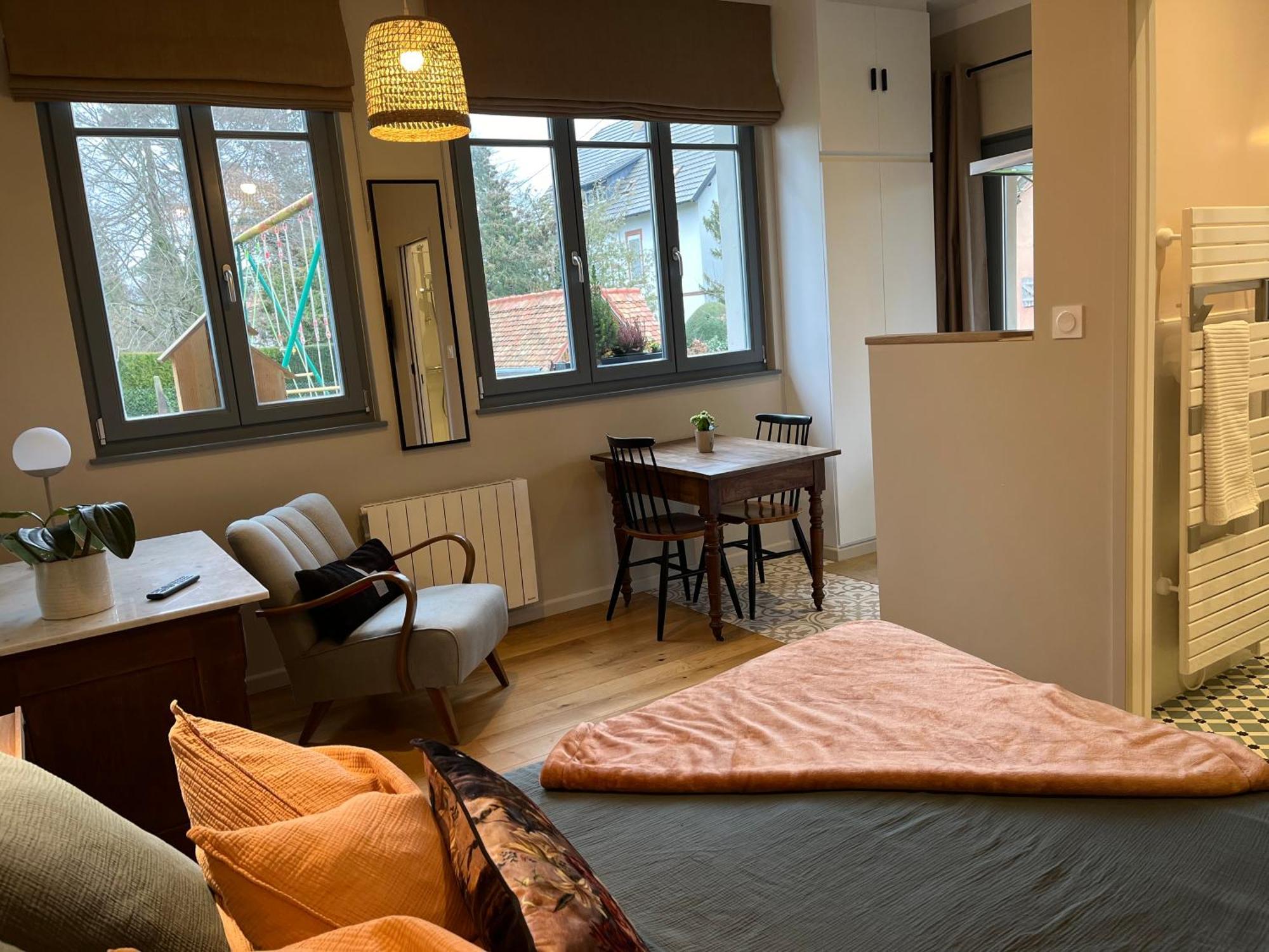 Studio De Charme Avec Terrasse Privee, Jardin Partage Bouxwiller  Buitenkant foto